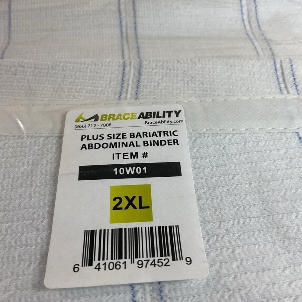 Bariatric Abdominal Binder 2X New Waist Support Compression Belt - Picture 5 of 7